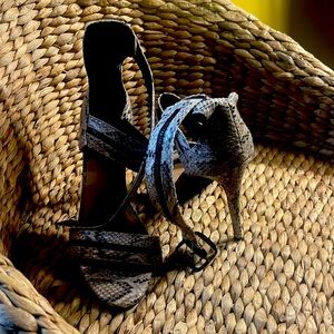 Snake skin heels